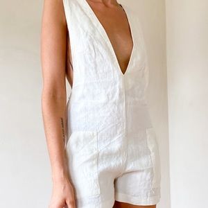 Reformation Romper white size S
